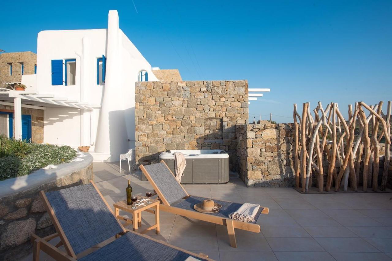 Apartamento Gorgeous Studio In Cycladic Architecture Overlooking The Aegean Houlakia  Exterior foto