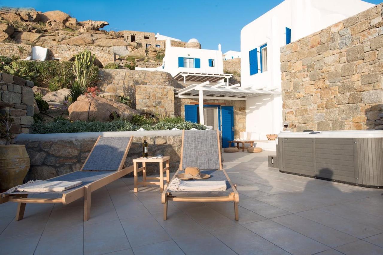Apartamento Gorgeous Studio In Cycladic Architecture Overlooking The Aegean Houlakia  Exterior foto